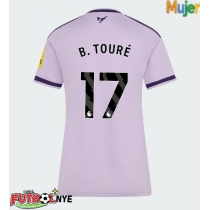 Camiseta Newcastle United Bazoumana Toure #17 Tercera Equipación para mujer 2026-27 manga corta